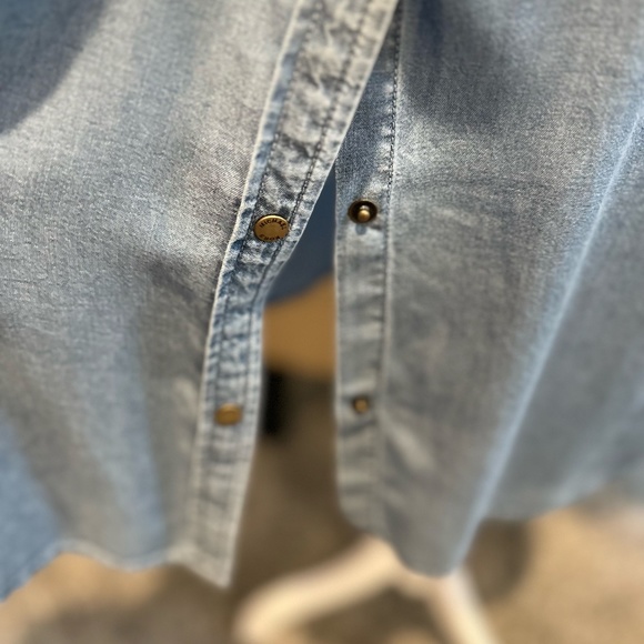 Michael Kors Denim Shirtdress, Sz L, New without Tags - Picture 4 of 10